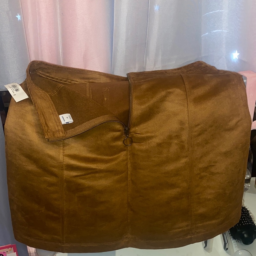 Old Navy suede mini skirt